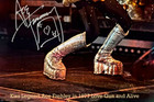 Kiss Legend Ace Frehley In 1977 Guitar On Fire   Smoking On Stage 24x36