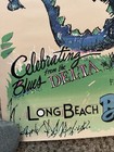 Long Beach Blues Festival Poster 1993 Rare  Klon 88 1  14th Annual Music