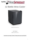 Wine Enthusiast 12-bottle Black Freestanding Indoor Wine Cooler Barely Used