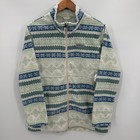 Magellan Outdoors Women s L Arctic Fleece Full Zip Jacket Whitecap Gray New