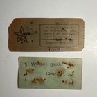 Vintage Mount Brighton Michigan Ski Tow Lift Tickets Skiing Ephemera Pair