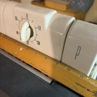 Vintage White Gas Stove Salt And Pepper Topper  Light  Complete Vintage Topper 