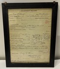 Vtg Antique 1919 World War I Us Army Honorable Discharge-enlistment Paper 2sided