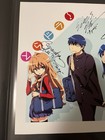 Toradora Anime Cast Signed Poster