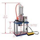 6613lbs 3ton 110v Pneumatic Punch Press Punching Machine For Sheet Metal Hole    