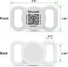 Qr Code Dog Tag With Nfc     Silent Silicone Pet Id With Gps   Emergency Contacts