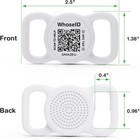 Qr Code Nfc Pet Id Tag Silicone Waterproof Dog Cat Collar Smart No Subscription