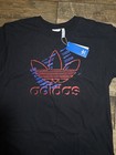 Nwt Adidas Og Sketch Trefoil Graphic T-shirt Black Men s Size  l 