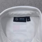 Mercedes Amg Petronas F1 Team Polo Shirt Mens Xl White Formula 1 Sponsor Logo