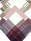 Vintage Lot Of 15 Men s Handkerchiefs Plaid   Solid Embroidered Hankies