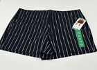 Nautica Women s Mid-rise Cotton 5  Inseam Shorts  Navy Seas  12