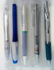 Lot 4 Heavy Metal   1 Plastic  Pharmaceutical Drug Rep Pens  Medical  Mint Cond 
