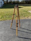Vintage Dietzgen  Wood Surveyor Tripod Transit Army Corps Engineers Usce