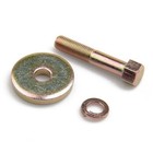 Harmonic Balancer Bolt Zinc For Chevy 1955-1992 Sbc 280 305 350 383 400 945g