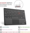 Ultrathin 4mm Wireless Bluetooth Keyboard Built-in Multi-touch Touchpad For Ipad
