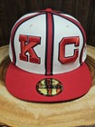 Kansas City Monarchs New Era 59fifty Fitted Hat Sz 7 7 8 Negro League Baseball 