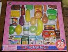 New Children s Kitchen Pretend Play Food Set 50 Pieces Fruits Vegetables More