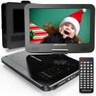 Dbpower 12  Portable Dvd Player Usb Built-in Rechargeable Battery Swivel Screen