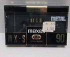 Vtg  Maxell Mx-s  90 Metal Type Iv Iec Blank Cassette  Tape 