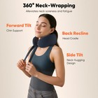 Cincom Cordless Neck Massager Pillow U-shaped Shiatsu Back Shoulder Heat Travel