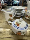 Vintage Child Tea Set 18 Pcs - Happifats Playful Children Rudolstadt Germany