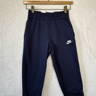 New Nike Youth Sportswear Club Fleece Jogger Pants Navy Blue Size Youth S
