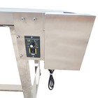 216in Length White Pvc Flat Conveyor Belt System 11 8in Width Adjustable Speed