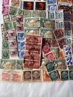 Huge Stamp Lot  - Antique   Vintage- 450 Unsearched Stamps From 1900 To 1960