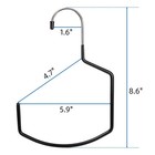 15 Pack Scarf Hangers  8 Inch Large Purse Hanger For Closet  Non-slip Scarf S   