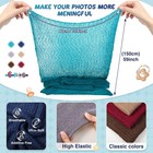 6 Pcs 15 8 X 59   Newborn Baby Stretch Wraps Set 6 Colors Baby Photography Pr   