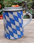 Vintage Hb Hofbrauhaus Munchen  5l Beer Mug Stein Munich Germany Stoneware Euc