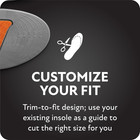 Athlete Trim-to-fit Insole  A Gel-cushioned Insole For Enhanced Shock Absorption