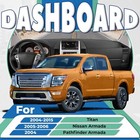 For 04-07 Nissan Titan Armada W speaker Center Console Panel Dash Radio Ac Bezel