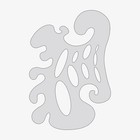 Freehand Shield  1 - Reusable Airbrush Stencil Template