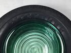 Vtg Firestone Rubber Tire Ashtray Green Insert 