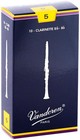 Vandoren Traditional Bb Clarinet Reeds Strength 5 Box Of 10