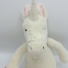 Jellycat Plush Medium Bashful Unicorn Stuffed Animal Toy White   Pink 12 Inch