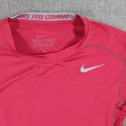 Nike Pro Combat Compression Shirt Small Red Short Sleeve