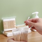 1000pcs Cotton Swabs Bamboo Wooden Handles Cotton Tipped Applicator 3 