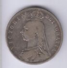 Great Britain Uk Victoria Half Crown 1889 Silver Km764  gbr1355 