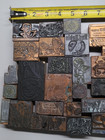 Vintage Printing Letterpress Printers Block Lot   bin 139-1 