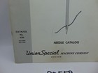 Vintage Union Special Lewis Columbia Sewing Machine Book Needle Catalog 45n
