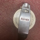 Vintage Rotex Label Maker Model 6e Black Heavy Duty Brushed Steel