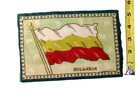 Rare Antique 1910 s Bulgaria Felt Cigar Tobacco Felt Flag Rare