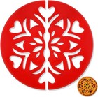 2 Pack Pie Crust Cutter  10 Inch Heart Design For Decorate Pie Crusts