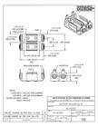  1 Pc  N X 2 Aluminum Battery Holder With Solder Lugs