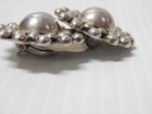 Vintage Mexican   Dulce   Sterling Silver Clip On Colonial Dsgn Earrings