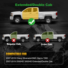Side Step Nerf Bars For 07-18 Chevy Silverado gmc Sierra1500 Extended double Cab