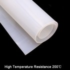 Silicone Rubber Sheet Mat High Temperature Resist 500x500x0 5 1 2 3 4 5 6 8 10mm