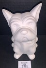 White French Bulldog Frenchie Ceramic Bisque Figure